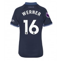 Camiseta Tottenham Hotspur Timo Werner #16 Segunda Equipación Replica 2023-24 para mujer mangas cortas